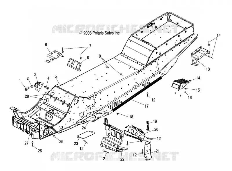 CHASSIS, BULKHEAD AND TUNNEL