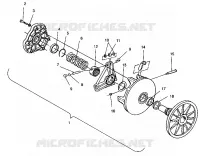 EMBRAYAGE DE TRANSMISSION ASSEMBLY 440 XCR 0941760 (4925182518023A)