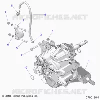 SYSTÃˆME DE TRANSMISSION, MAIN GEARCASE MOUNTING