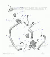 MOTEUR, WATERPUMP AND BYPASS