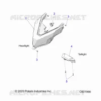 ELECTRICITE, HEADLIGHT AND TAILLIGHT