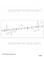 DRIVE TRAIN, HALF ARBRE DE TRANSMISSION ARRIERE
