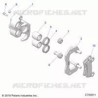 BRAKES, ETRIER DE FREIN ARRIERE
