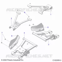 SUSPENSION ARRIERE CONTROL ARMS