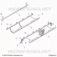 CHASSIS, SIEGE SUPPORTS- G21GMJ99AJ/AZ/BJ/BZ (C700819-3)
