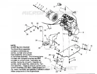 SUPPORT MOTEUR 500 CARB 0952764 (4929192919C001)