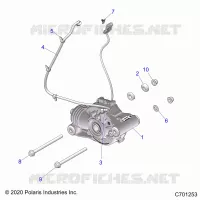 SYSTÃˆME DE TRANSMISSION, FRONT GEARCASE MOUNTING
