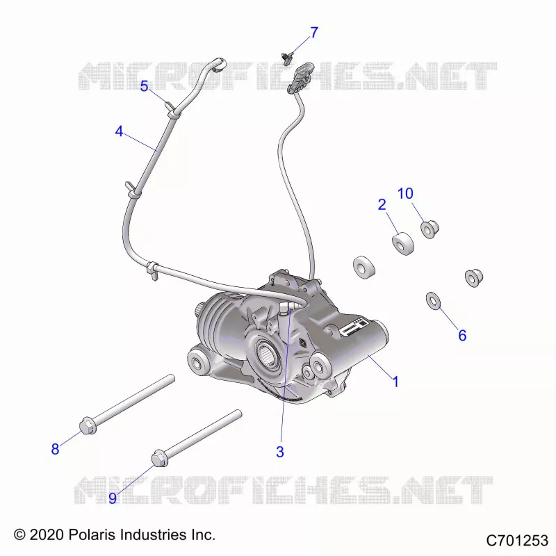 SYSTÃˆME DE TRANSMISSION, FRONT GEARCASE MOUNTING