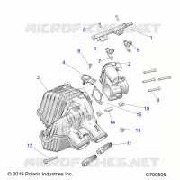 ENGINE, PRISE D'AIR MANIFOLD