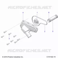 MOTEUR, WATERPUMP IMPELLER AND COVER
