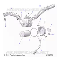 ENGINE, PRISE D'AIR SYSTEM