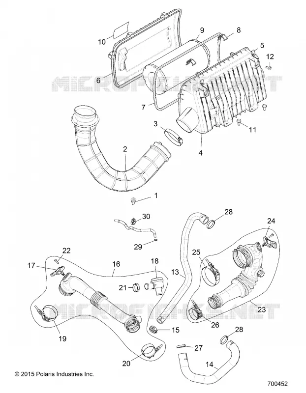 ENGINE, PRISE D'AIR SYSTEM