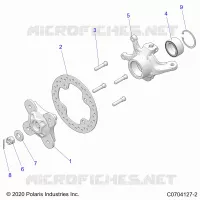 SUSPENSION AVANT CARRIER- Z23N4V99AL/BL/AR/BR (C0704127-2)
