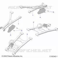 SUSPENSION ARRIERE CONTROL ARMS