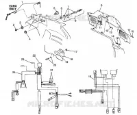 CONSOLE ET FAISCEAU ELECTRIQUE STORM 0975782, STORM S.E. H975782, EUROPEAN STORM (4937823782A010)