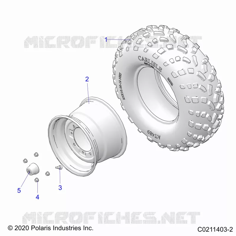 ROUES, REAR TIRE
