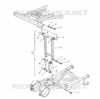 STABILISATEUR BRAS ARRIERE ASSEMBLY 6x6 400L, SWEDISH S948740 and  NORWEGIAN N94 (4926812681037A)
