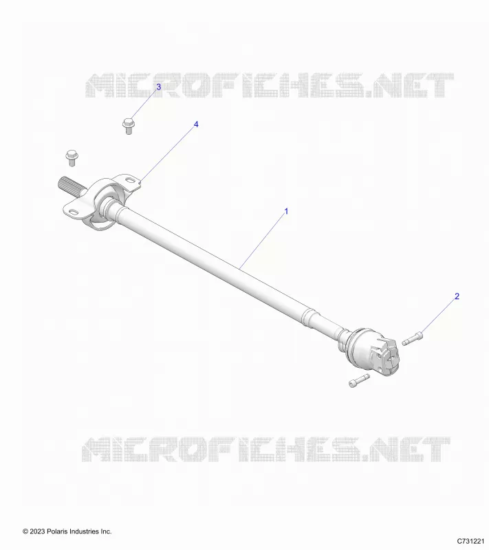 SYSTÃˆME DE TRANSMISSION, FRONT PROP SHAFT