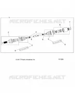 DRIVE TRAIN, TRANSMISSION ARRIERE SHAFT