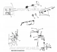 ALLUMAGE ET FAISCEAU ELECTRIQUE 500 0972764,  EUROPEAN 500 E972764,  500 SKS 0972 (4938393839B002)
