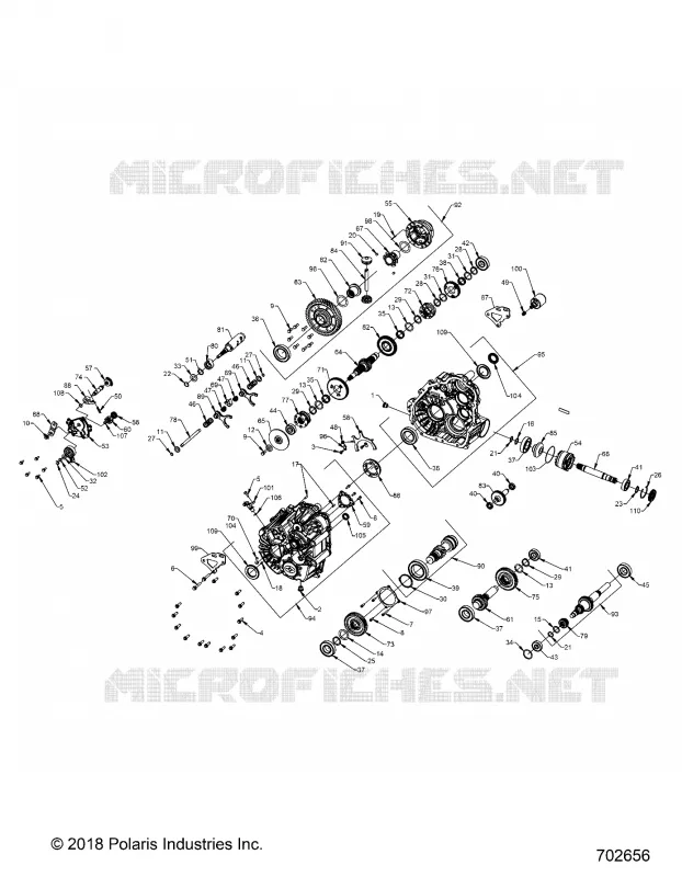 DRIVE TRAIN, PONT PRINCIPAL INTERNALS (FROM 9/30/2019)