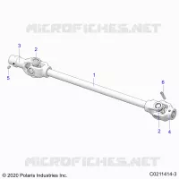 SYSTÃˆME DE TRANSMISSION, FRONT PROP SHAFT