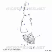 DRIVE TRAIN, FRONT SUPPORT PONT