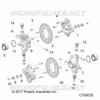SUSPENSION AVANT HUB
