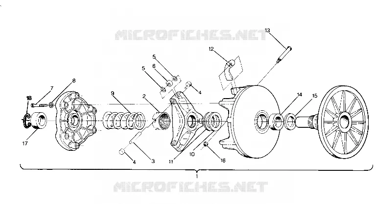 EMBRAYAGE DE TRANSMISSION 400 (4919241924012A)