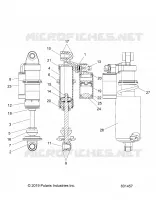 SUSPENSION, AMORTISSEUR AVANT TRACK (7044878)