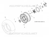 ROUES, FRONT and HUB