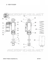 SUSPENSION, AMORTISSEUR AVANT TRACK