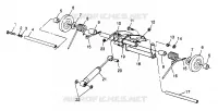 BRAS DE SUSPENSION ARRIERE TRAN SPORT 0970143 AND EUROPEAN TRAN SPORT E970143 (4938293829B012)
