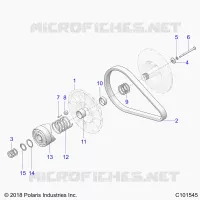 SYSTÃˆME DE TRANSMISSION, SECONDARY CLUTCH