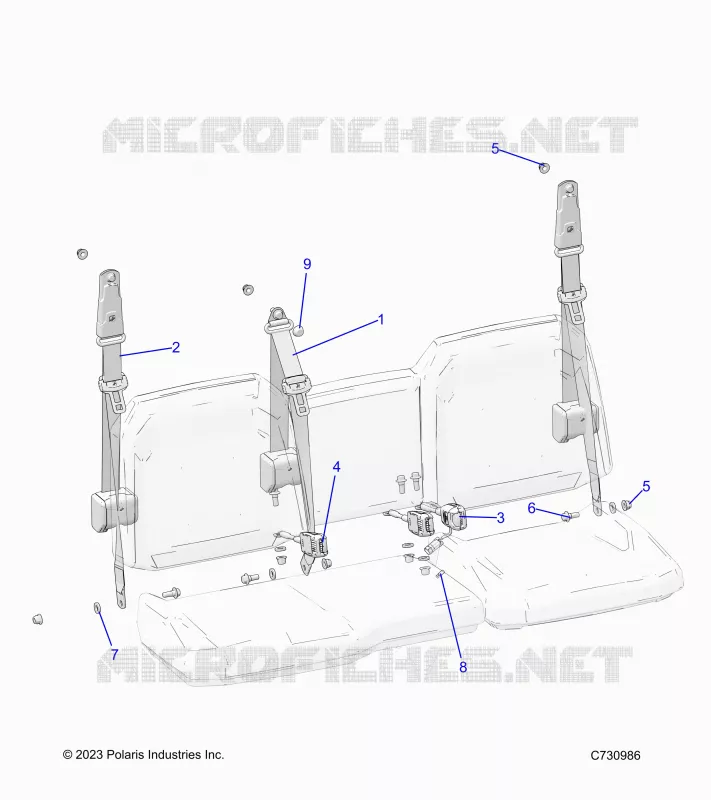 SIEGE BELT MOUNTING