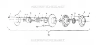 EMBRAYAGE DE TRANSMISSION 440 XCR 0961660 (4932113211C002)