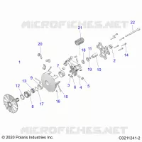 SYSTÃˆME DE TRANSMISSION, PRIMARY CLUTCH
