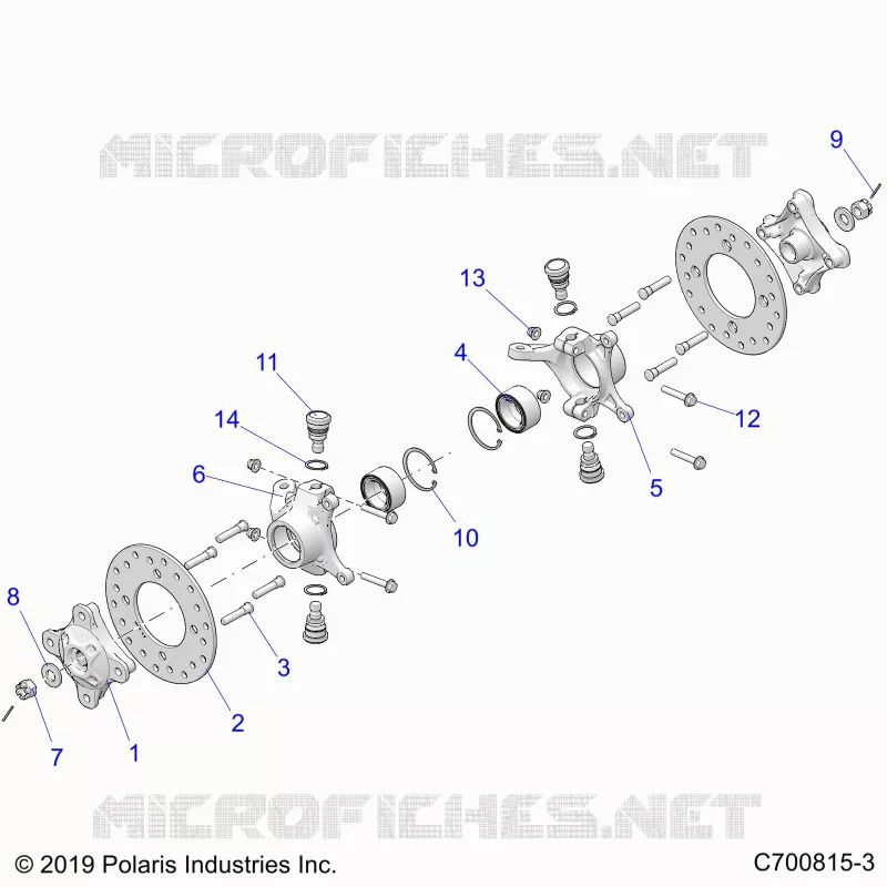SUSPENSION AVANT HUB