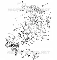 CYLINDRE  500 EFI 0952774, EFI SKS 0952574,   EFI SKS PT 0952974, (4929052905C011)