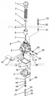 CARBURATEUR WIDETRAK LX 0972065 AND  EUROPEAN WIDETRAK LX E972065 (4938223822C011)