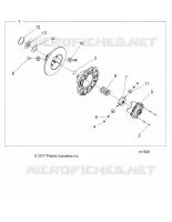 SYSTEME DE TRANSMISSION, SECONDARY CLUTCH INTERNALS