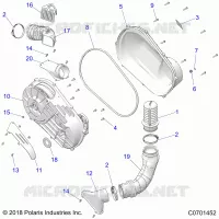 SYSTÃˆME DE TRANSMISSION, CLUTCH COVER AND DUCTING