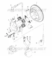 STATOR ASSEMBLY 250 4x4 / W928127 (4922872287D004)
