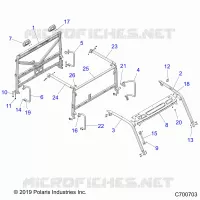 CHASSIS, CAB CADRE
