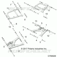 SUSPENSION ARRIERE CONTROL ARMS