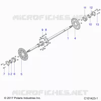 SUSPENSION ARRIERE AXLE
