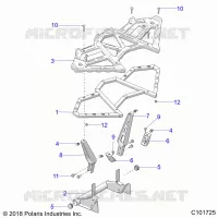 CARROSSERIE ARRIERE RACK