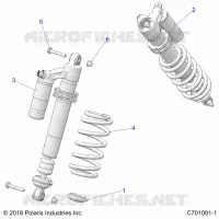 SUSPENSION, AMORTISSEUR AVANT MOUNTING