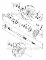 PONT ARRIERE UPDATED 2-91 6X6 (4919811981023A)