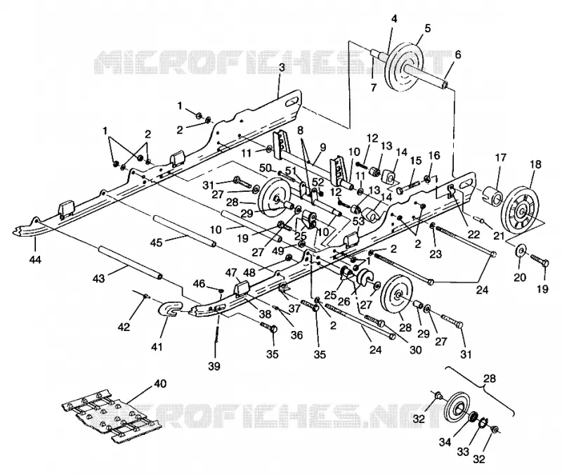 SUSPENSION  TRAIL TOURING 0962262, AND EUROPEAN TRAIL TOURING E962262 (4931763176C003)